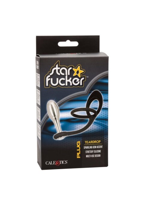 Star Fucker Teardrop Plug Silver Calexotics