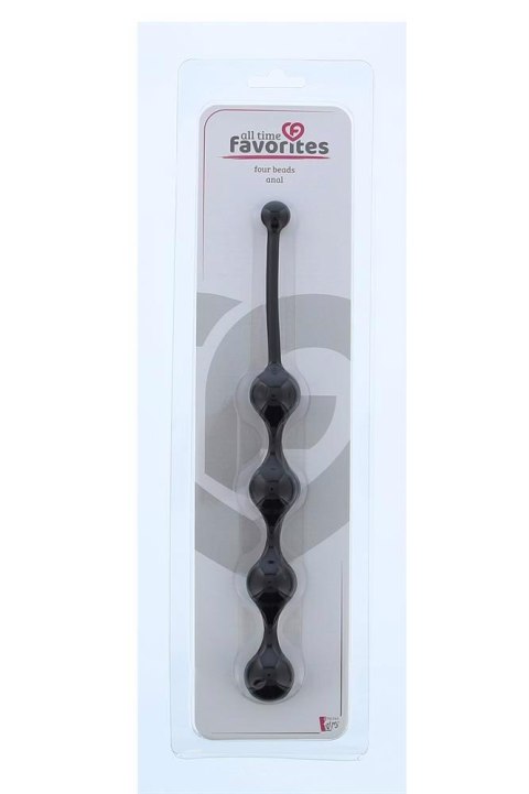 ALL TIME FAVORITES FOUR BEADS ANAL BLACK Dream Toys