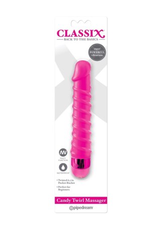 Candy Twirl Massager Pink Pipedream