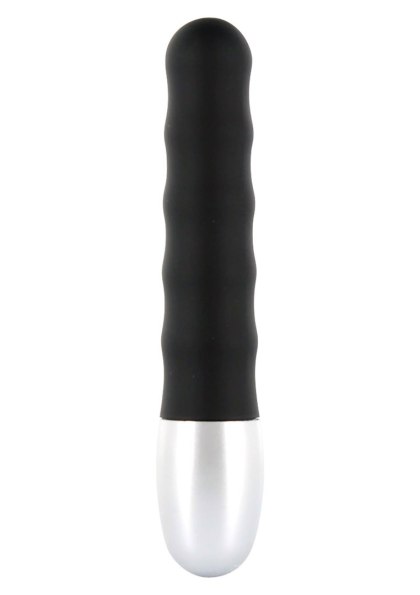 Discretion Ribbed Vibrator Black Seven Creations