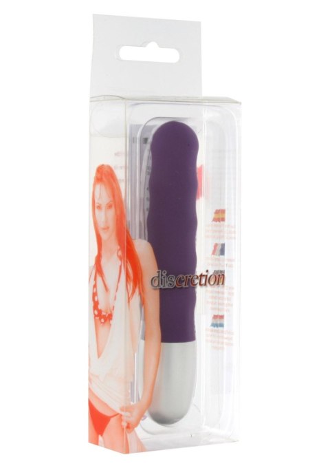 Discretion Ribbed Vibrator Purple Seven Creations