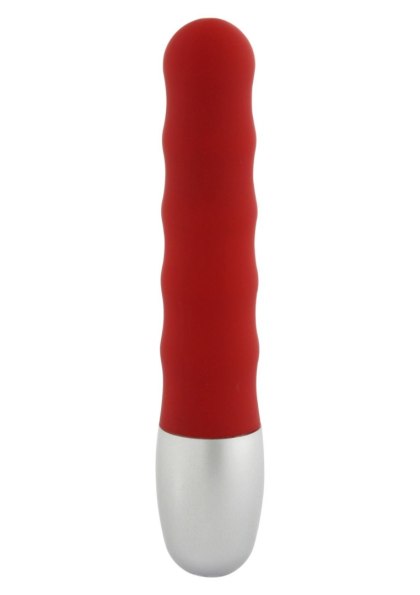 Discretion Ribbed Vibrator Red Seven Creations