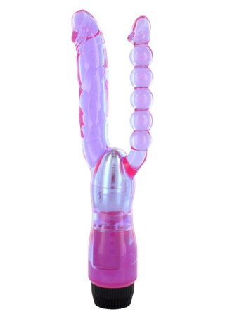 Double Penetrating Vibrator Transparent Seven Creations