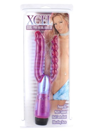 Double Penetrating Vibrator Transparent Seven Creations