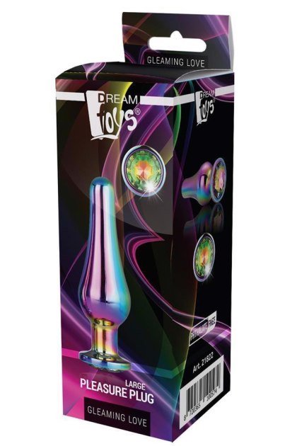 GLEAMING LOVE COLOURED PLEASURE PLUG L Dream Toys