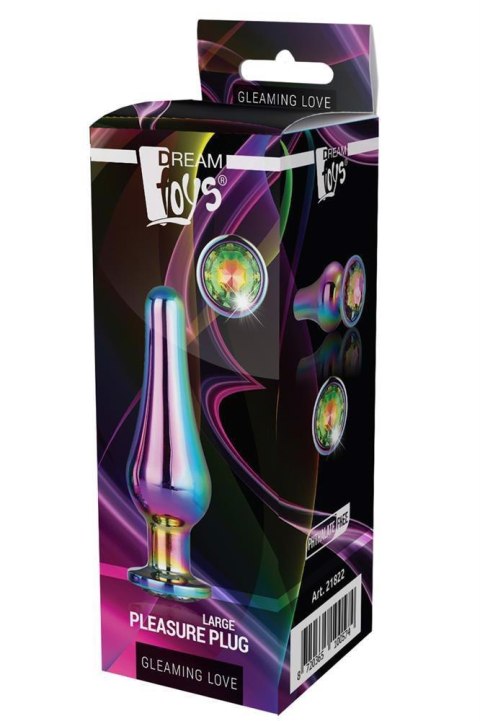 GLEAMING LOVE COLOURED PLEASURE PLUG L Dream Toys