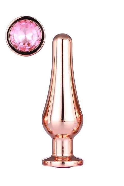 GLEAMING LOVE ROSE GOLD PLEASURE PLUG M Dream Toys