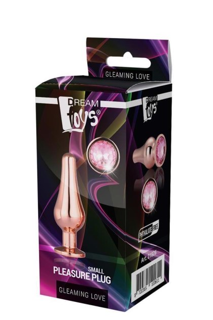 GLEAMING LOVE ROSE GOLD PLEASURE PLUG S Dream Toys