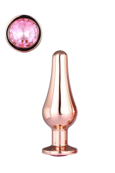 GLEAMING LOVE ROSE GOLD PLEASURE PLUG S Dream Toys