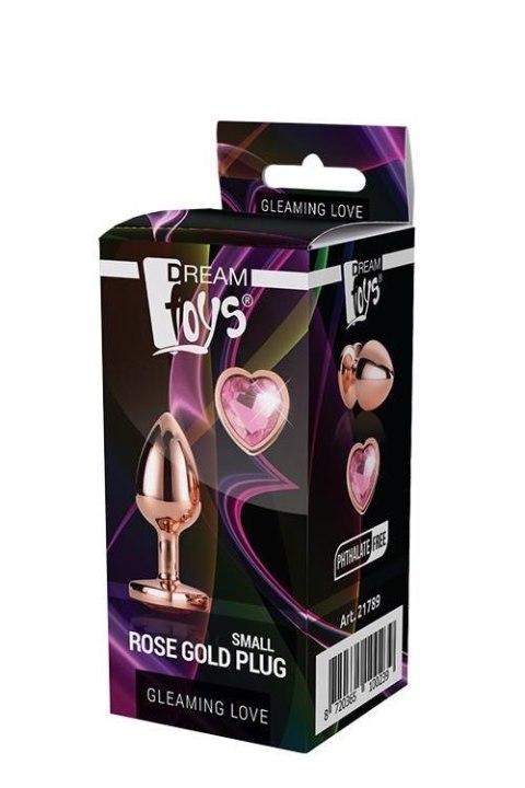 GLEAMING LOVE ROSE GOLD PLUG SMALL Dream Toys