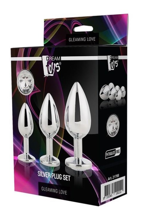 GLEAMING LOVE SILVER PLUG SET Dream Toys