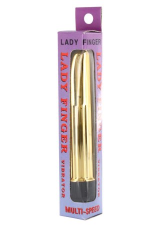 Ladyfinger Mini Vibrator Gold Seven Creations