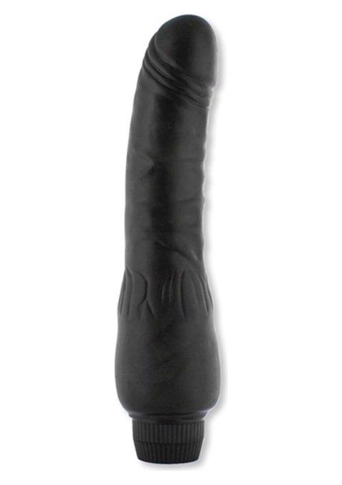 Pleasures Vibrator 22 cm Black Seven Creations