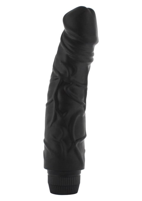 Pleasures Vibrator 22 cm Black Seven Creations