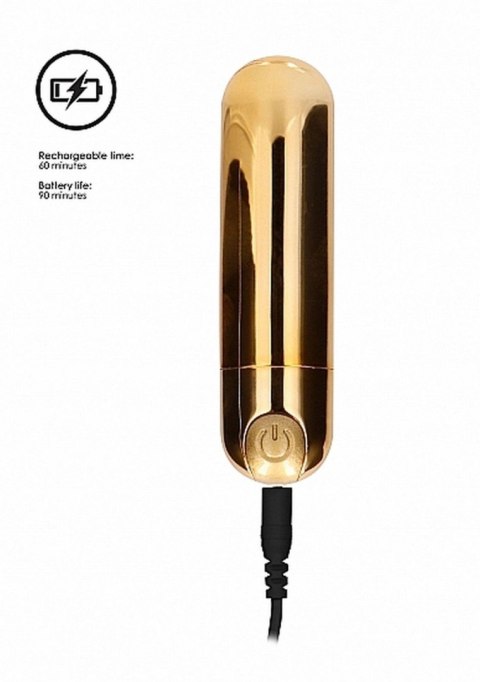 10 Speed Rechargeable Bullet - Gold Be Good Tonight