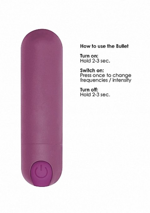 10 Speed Rechargeable Bullet - Purple Be Good Tonight