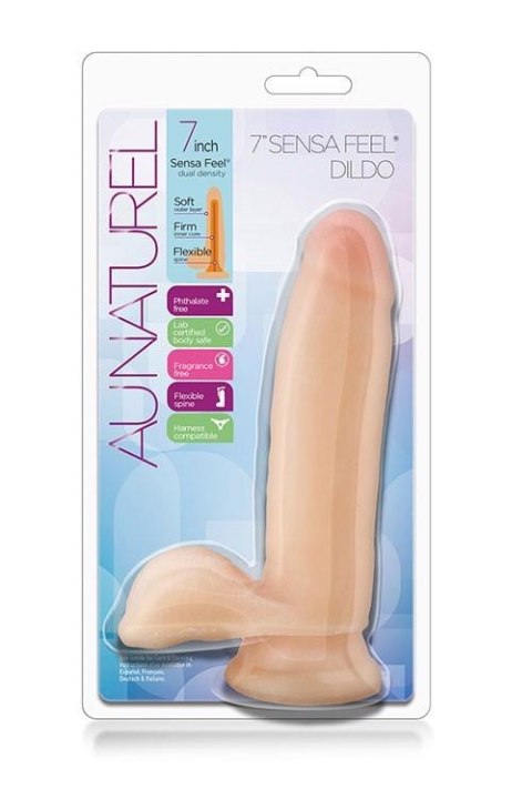 AU NATUREL 7INCH SENSA FEEL DILDO BEIG Blush