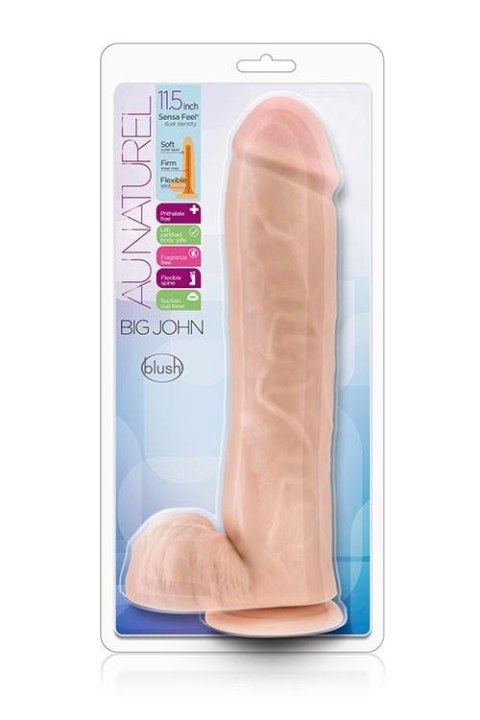 AU NATUREL BIG JOHN 11.5INCH DILDO Blush