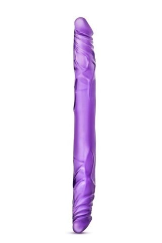 B YOURS 14INCH DOUBLE DILDO PURPLE Blush