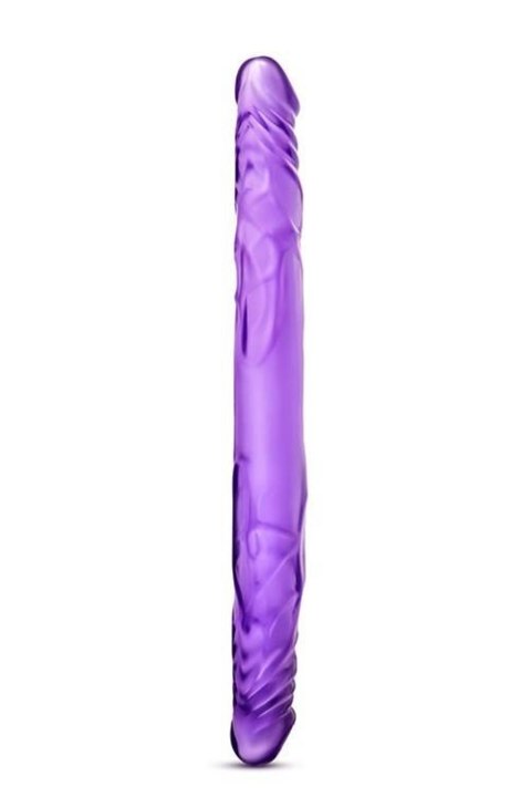 B YOURS 14INCH DOUBLE DILDO PURPLE Blush