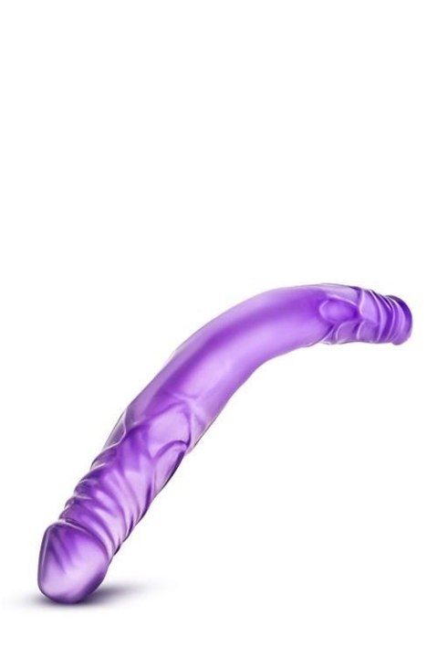 B YOURS 14INCH DOUBLE DILDO PURPLE Blush