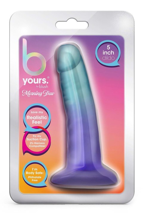 B YOURS MORNING DEW 5 INCH DILDO SAPPHIRE Blush