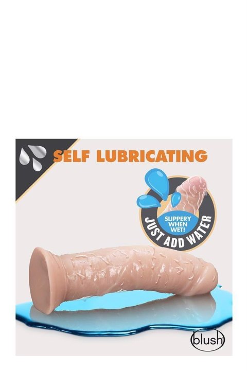 DR. SKIN 8INCH SELF LUBRICATING DILDO Blush