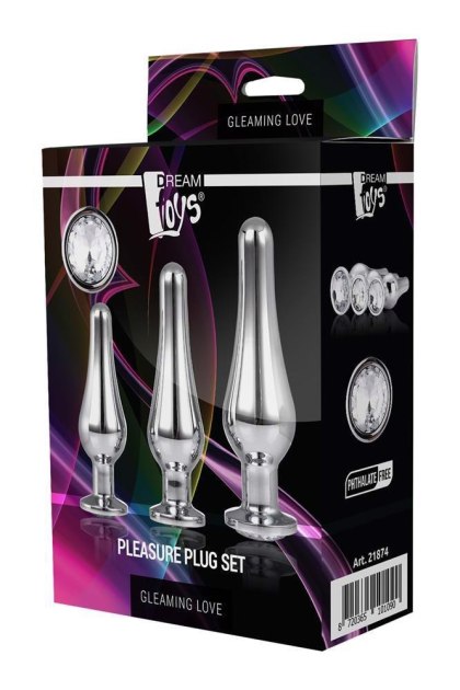 GLEAMING LOVE PLEASURE SET SILVER Dream Toys