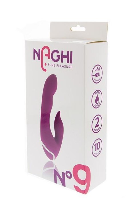 NAGHI NO.9 RECHARGEABLE DUO VIBRATOR TONGA