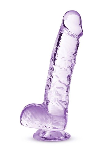 NATURALLY YOURS  6" CRYSTALLINE DILDO  AMETHYST Blush