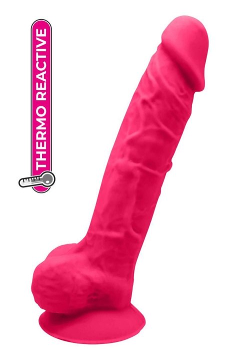 REAL LOVE DILDO WITH BALLS 7INCH FUCHSIA Dream Toys