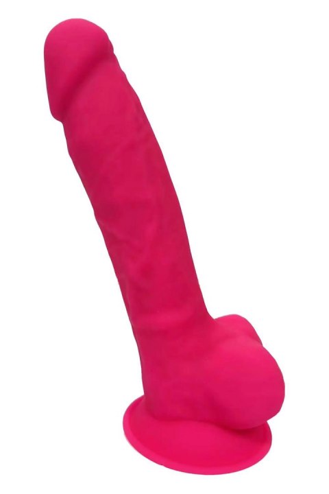 REAL LOVE DILDO WITH BALLS 7INCH FUCHSIA Dream Toys