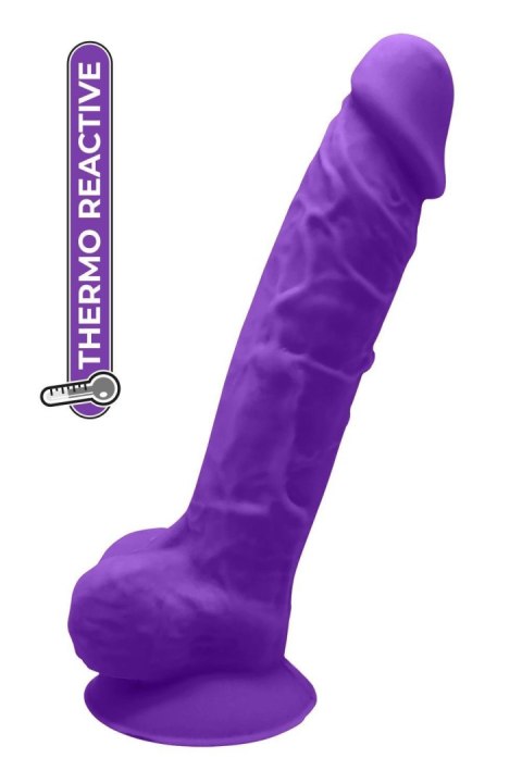 REAL LOVE DILDO WITH BALLS 7INCH PURPLE Dream Toys