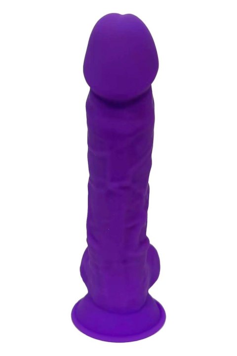 REAL LOVE DILDO WITH BALLS 7INCH PURPLE Dream Toys