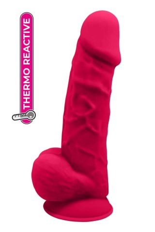 REAL LOVE DILDO WITH BALLS 8.5INCH FUCHSIA Dream Toys