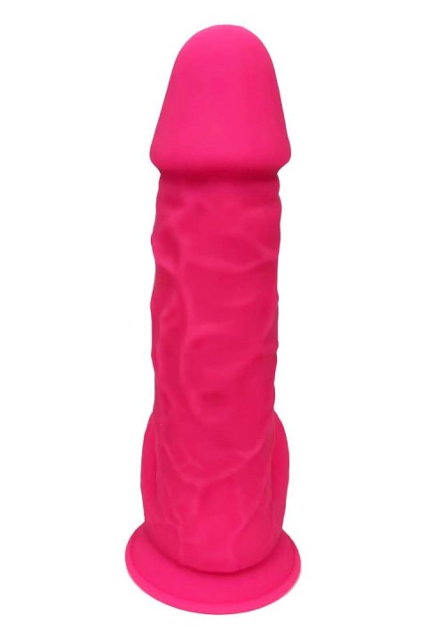 REAL LOVE DILDO WITH BALLS 8.5INCH FUCHSIA Dream Toys