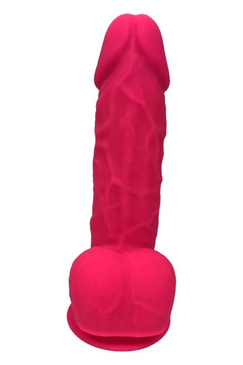 REAL LOVE DILDO WITH BALLS 8.5INCH FUCHSIA Dream Toys