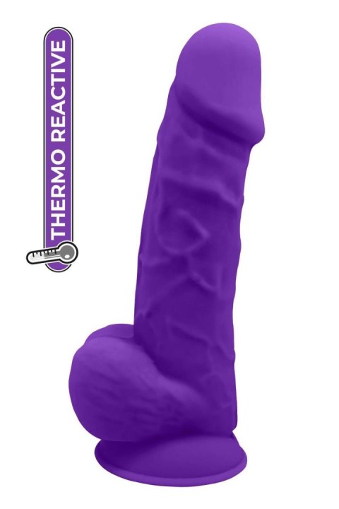 REAL LOVE DILDO WITH BALLS 8.5INCH PURPLE Dream Toys