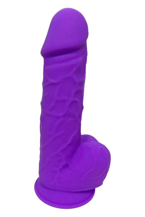 REAL LOVE DILDO WITH BALLS 8.5INCH PURPLE Dream Toys