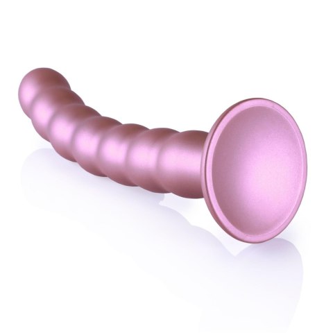 Beaded G-Spot Dildo - 8'' / 20,5 cm - Rose Gold Ouch!