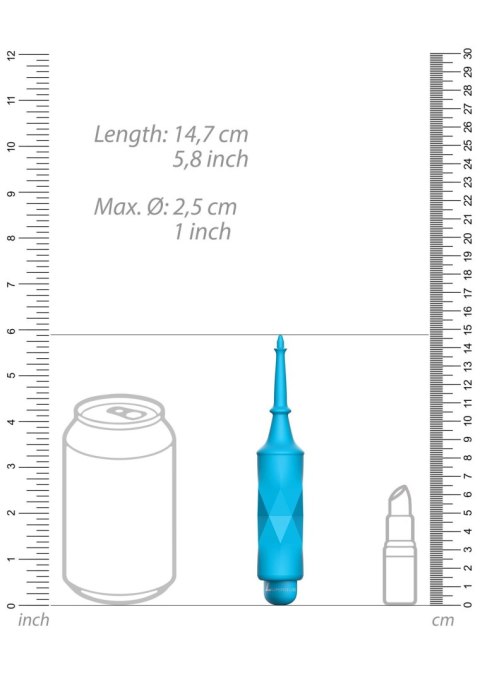 Circe - ABS Bullet With Sleeve - 10-Speeds - Turqiose Luminous