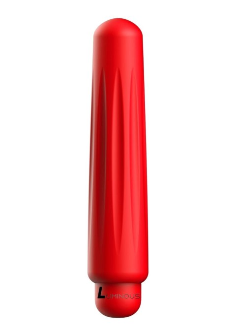 Delia - ABS Bullet With Sleeve - 10-Speeds - Red Luminous