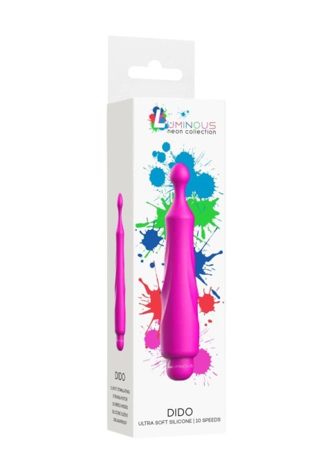 Dido - ABS Bullet With Sleeve - 10-Speeds - Fuchsia Luminous