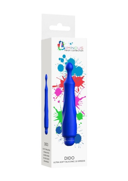 Dido - ABS Bullet With Sleeve - 10-Speeds - Royal Blue Luminous