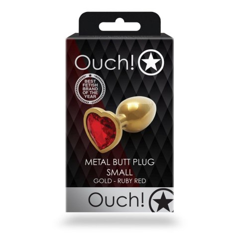 Heart Gem Butt Plug - Small Ouch!