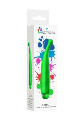 Lyra - ABS Bullet With Sleeve - 10-Speeds - Green Luminous