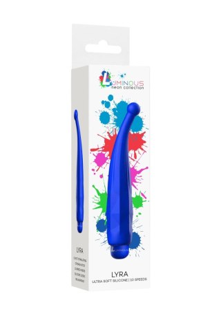 Lyra - ABS Bullet With Sleeve - 10-Speeds - Royal Blue Luminous