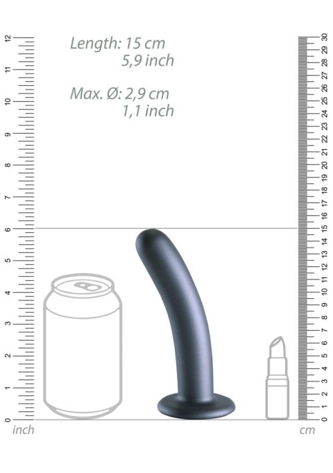 Smooth Silicone G-Spot Dildo - 6'' / 14,5 cm Ouch!