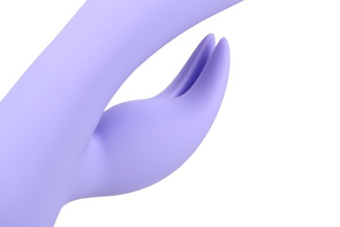 Smooth Silicone Rabbit Vibrator - Digital Lavender Loveline