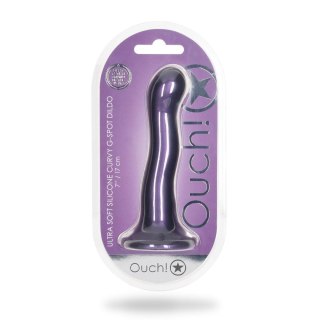 Ultra Soft Silicone Curvy G-Spot Dildo - 7'' / 17 cm Ouch!